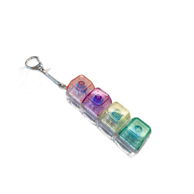 PC4-Key Mechanical Keyboard Fidget Keychain
