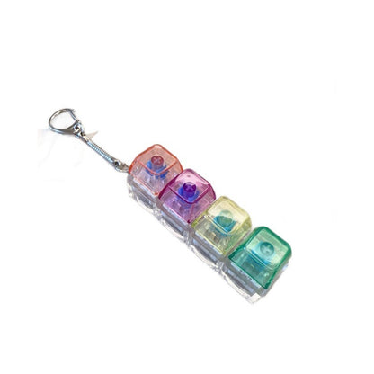 PC4-Key Mechanical Keyboard Fidget Keychain