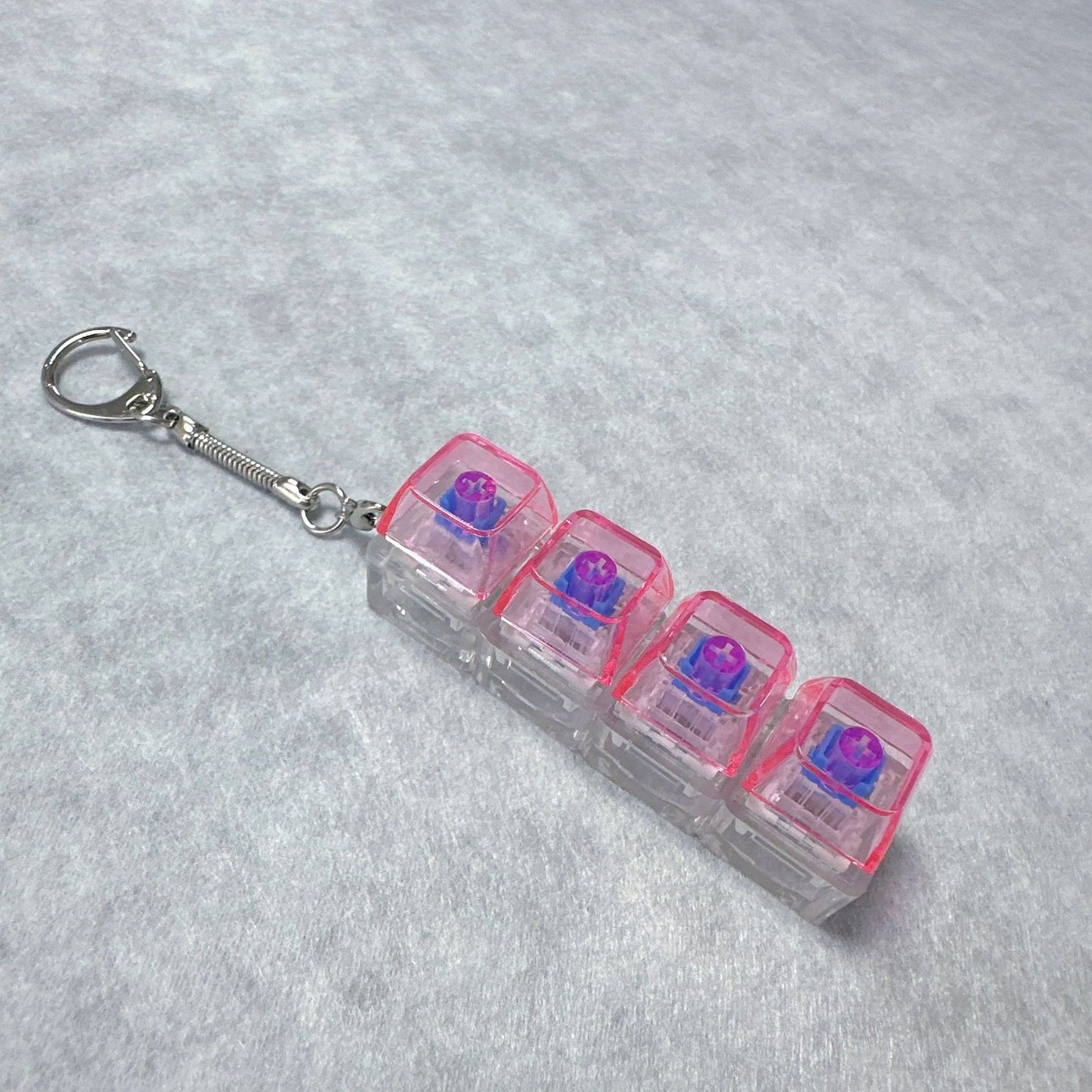 PC4-Key Mechanical Keyboard Fidget Keychain